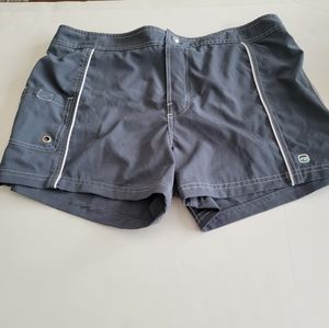 Free Country Quick Dry Grey Shorts